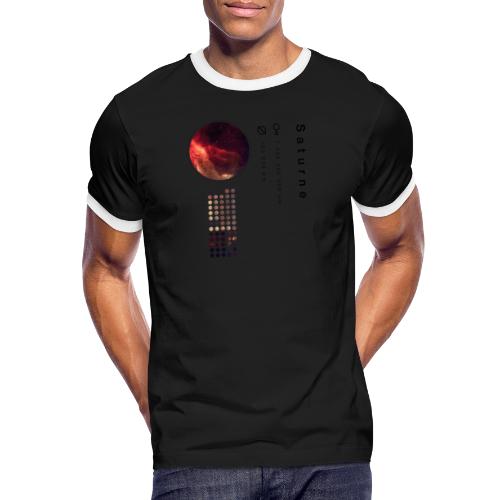 Saturne - T-shirt contrasté Homme
