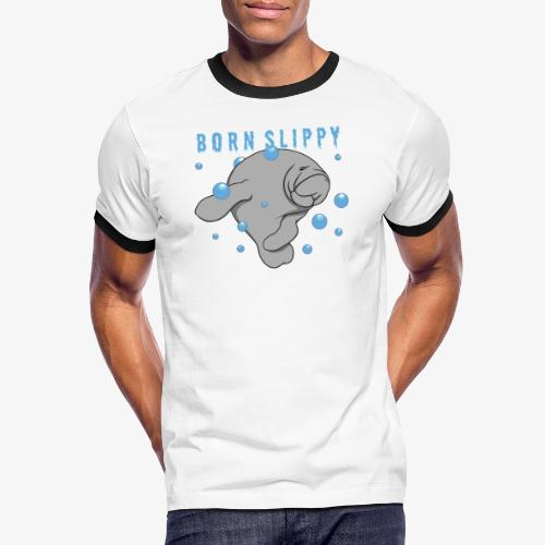 Born Slippy - Kontrast-T-shirt herr