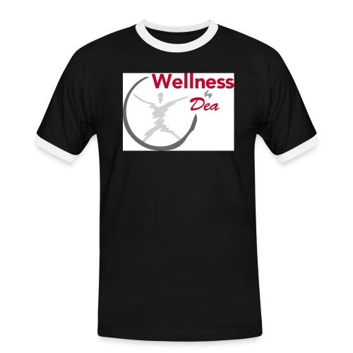Wellness By Dea Vattenflaska - Kontrast-T-shirt herr