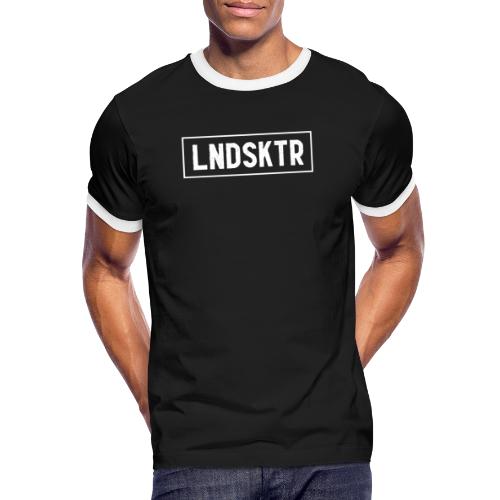 LNDSKTR wit - Mannen contrastshirt