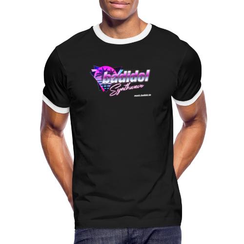 badidol Synthwave - Men's Ringer Shirt
