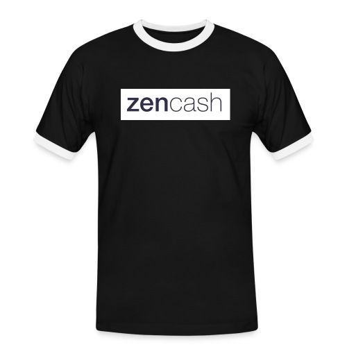 ZenCash CMYK_Horiz - Full - Men's Ringer Shirt