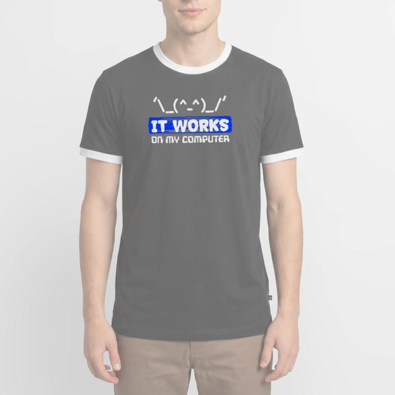 Debug Statement Bugfixing Scripting Code Developer Men's Ringer Shirt