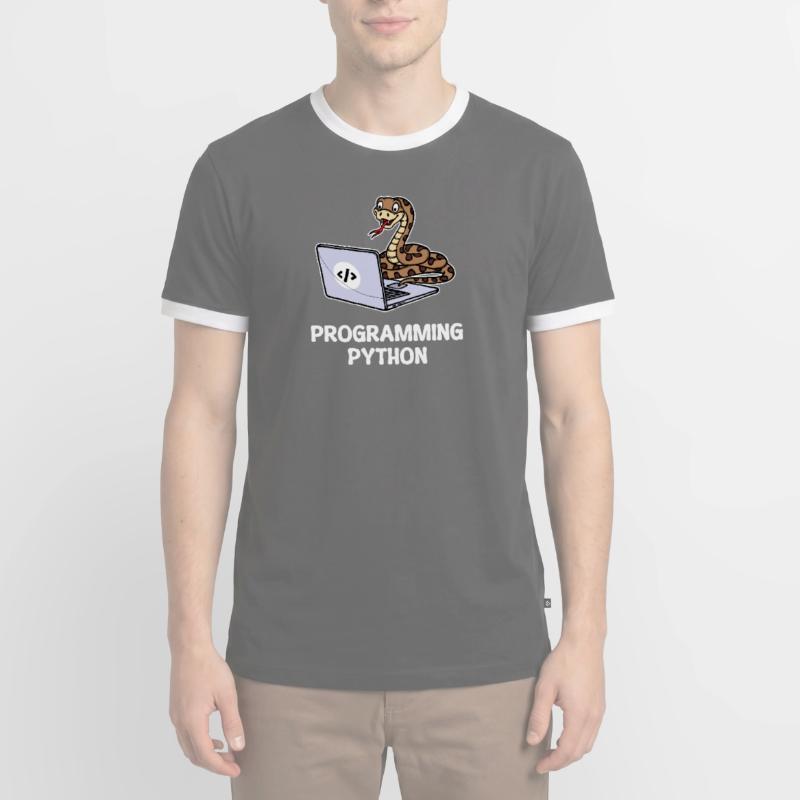 Scripting Programmer Computer Debug Developer Men's Ringer Shirt
