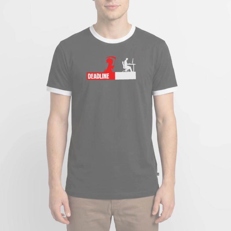 Computerfreak Developer Coden Statement Skripting Männer Kontrast-T-Shirt