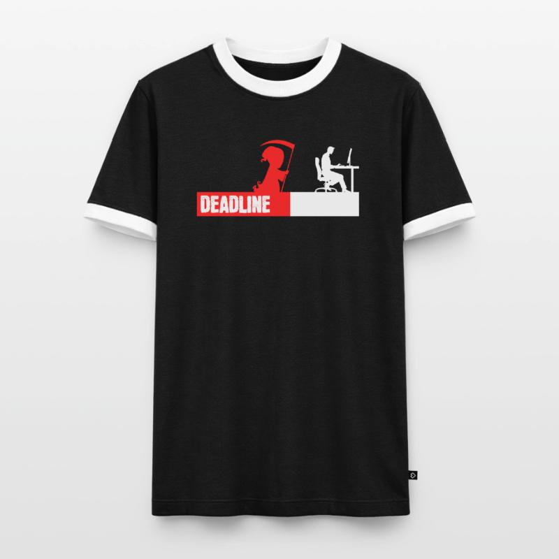 Computerfreak Developer Coden Statement Skripting Männer Kontrast-T-Shirt
