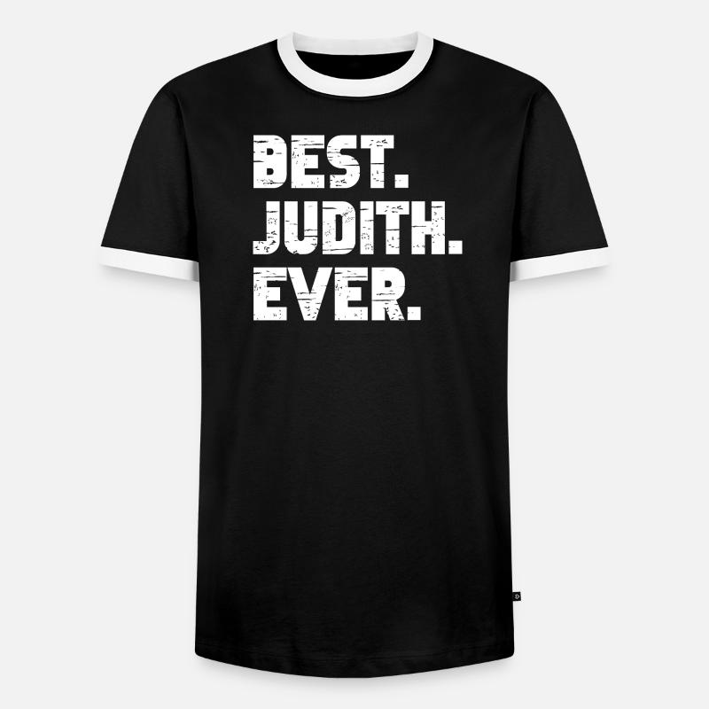 Best Judith Ever Geschenk Spruch - Männer Kontrast-T-Shirt - Schwarz/Weiß