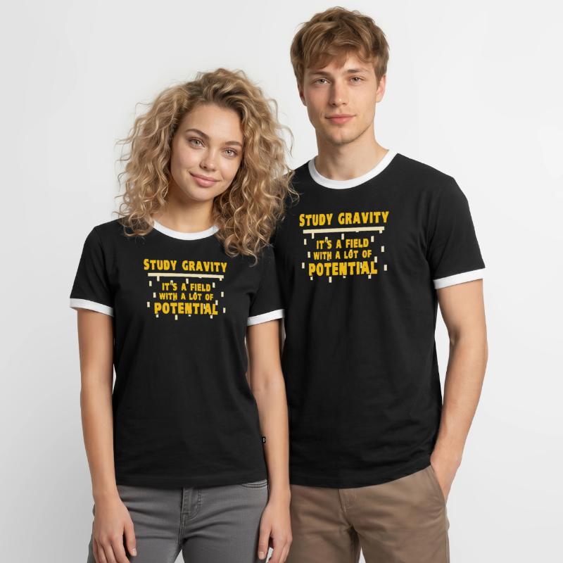 Physics Physicist Physics Student Physics Teacher Men's Ringer Shirt