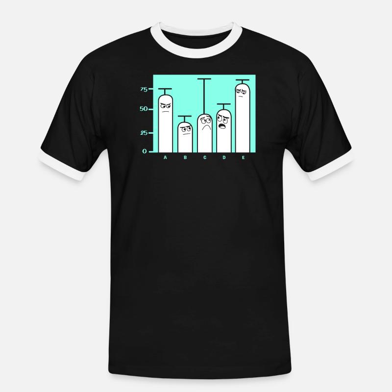 Programmeur Codeur GPT - T-shirt contrasté Homme - noir/blanc