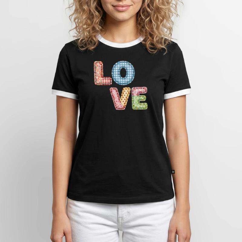 Patchwork Design Patchwork Patchwork Patches colorés T-shirt contrasté Homme