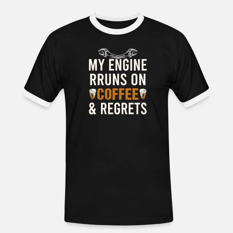 Mechanical Engineering Mechanical Engineer - Men's Ringer Shirt - black/white