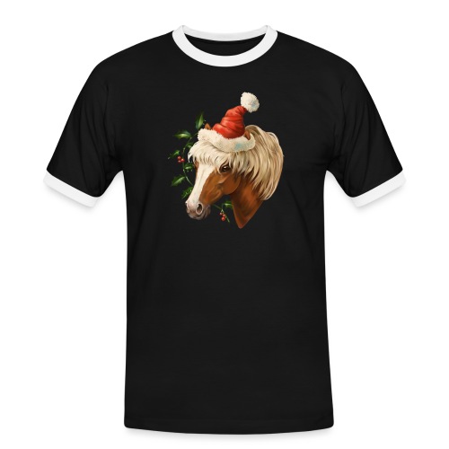 Julepony - Herre kontrast-T-shirt
