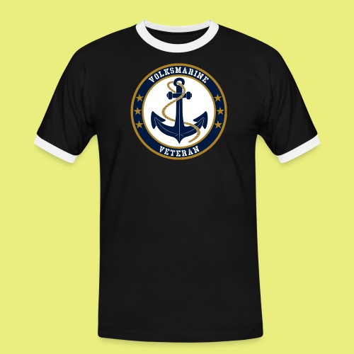 Marine Veteran VOLKSMARINE - Männer Kontrast-T-Shirt