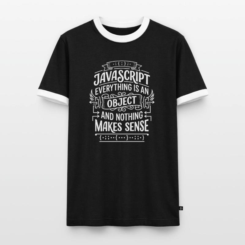 JavaScript : Tout est un objet T-shirt contrasté Homme