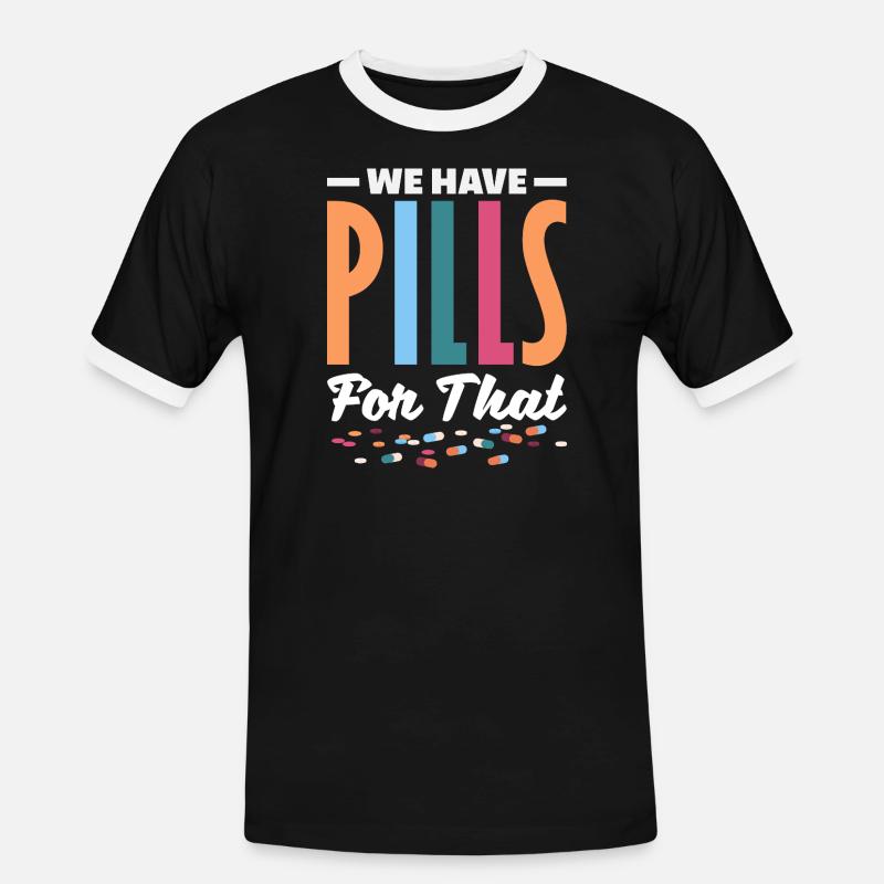 Pharmacist Pharmaceutical Technical - Men's Ringer Shirt - black/white