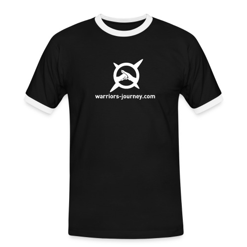 ziper logo 2 png - Männer Kontrast-T-Shirt
