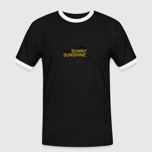 Sunny Sunshine... - Mannen contrastshirt