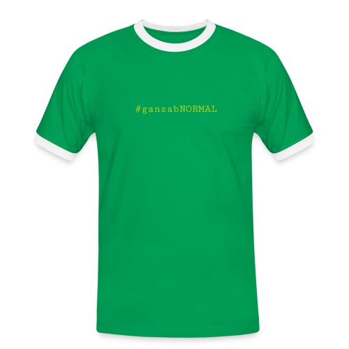 #ganzabNORMAL_Classic - Männer Kontrast-T-Shirt