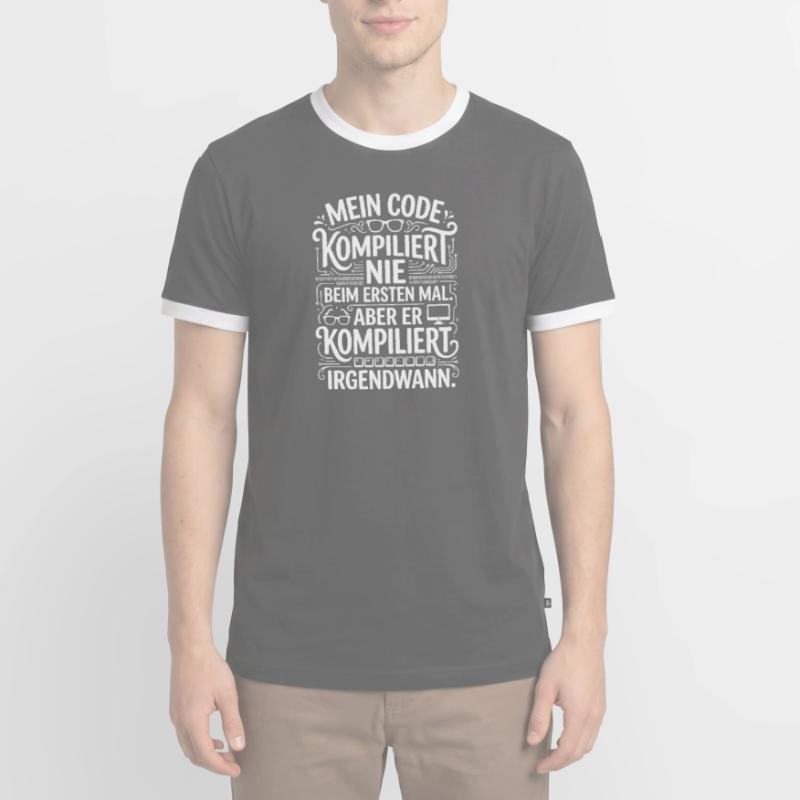 Mon code ne compile pas du premier coup T-shirt contrasté Homme