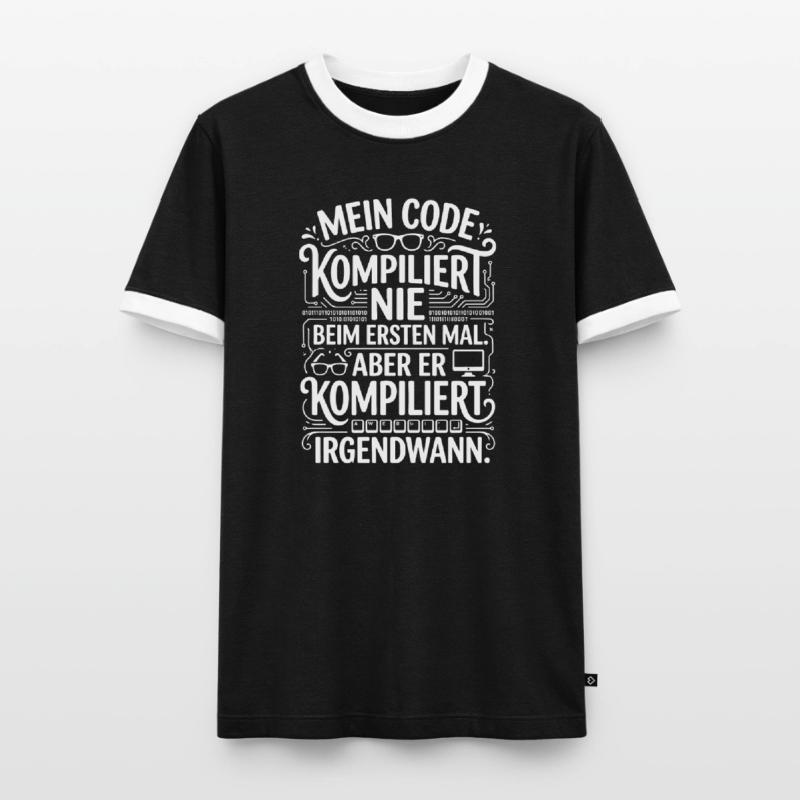 Mon code ne compile pas du premier coup T-shirt contrasté Homme