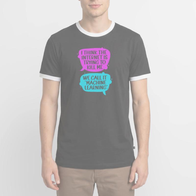 GPT Programmer Coder Men's Ringer Shirt