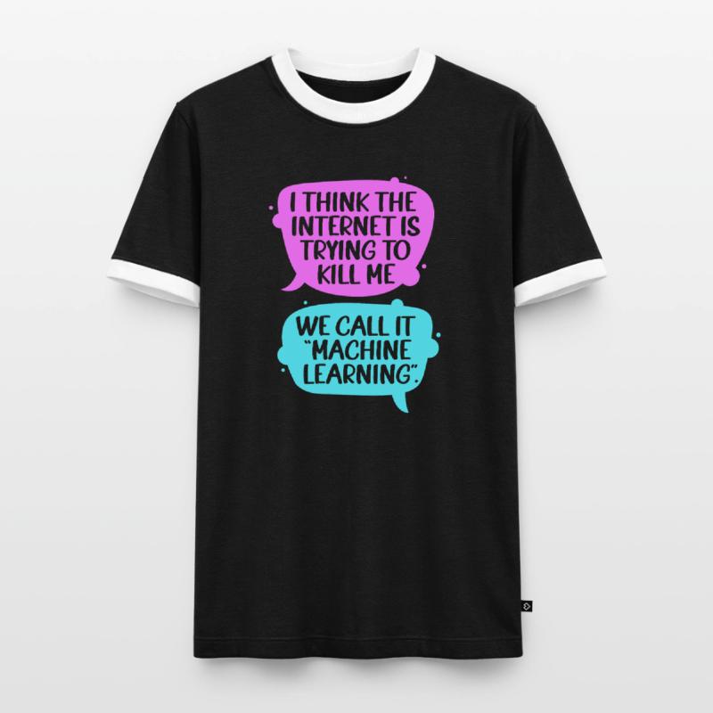 GPT Programmer Coder Men's Ringer Shirt