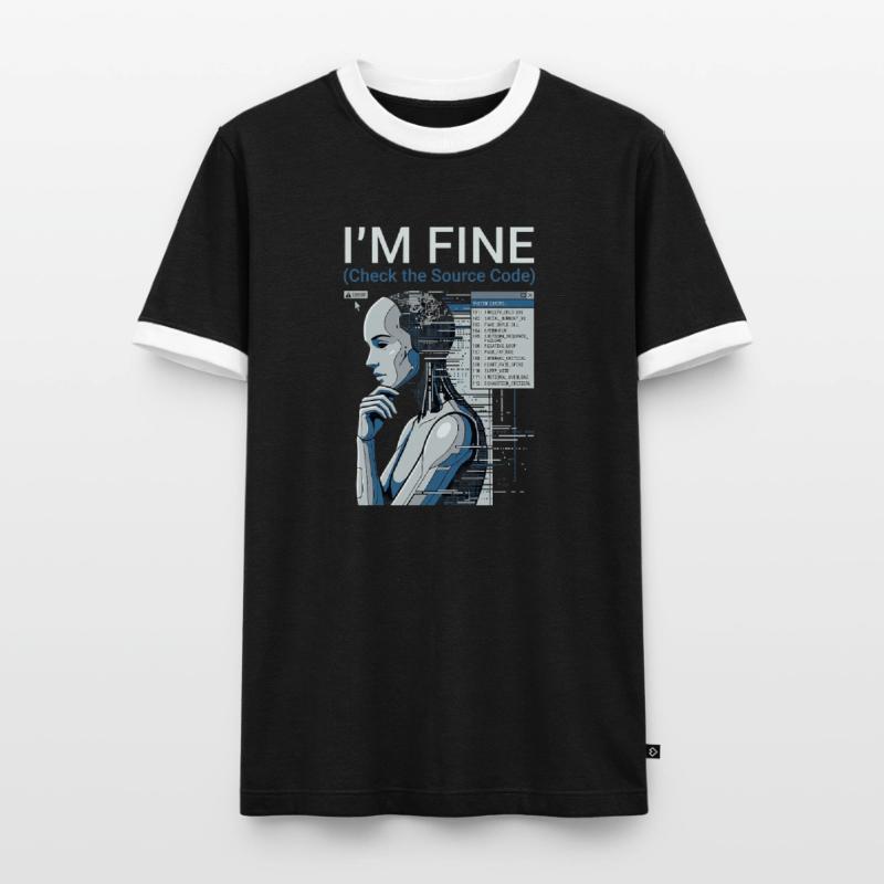 Consultez le code source T-shirt contrasté Homme