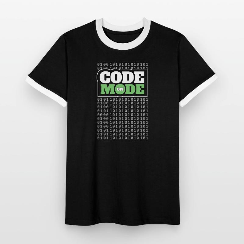 Codemodus An – Programmierung von Softwareentwickler Programmierer Männer Kontrast-T-Shirt
