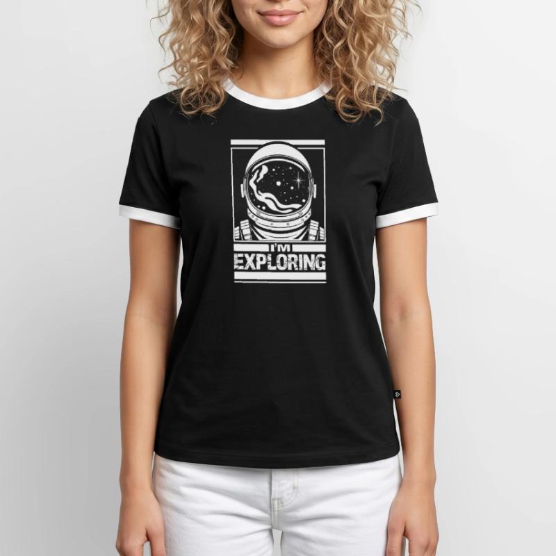 J’explore T-shirt contrasté Homme