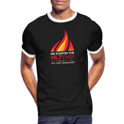 HL7 FHIRT Trailblazer - Koszulka męska z kontrastowymi wstawkami