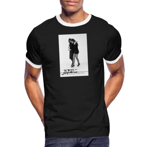 Poster - Saada Bonaire -practicing for Greece tour - Männer Kontrast-T-Shirt