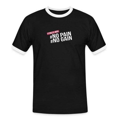 no pain no gain2 new - T-shirt contrasté Homme