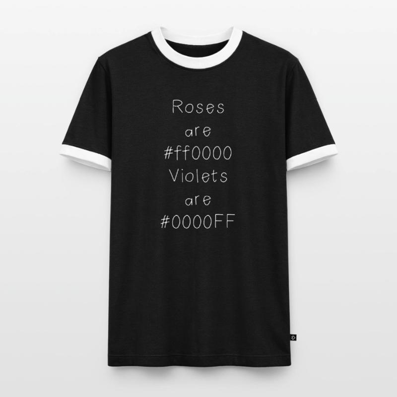 Hex color code joke for developers, coders and web... Men's Ringer Shirt