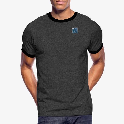 Mann-Krafttraining-Hantel - Männer Kontrast-T-Shirt