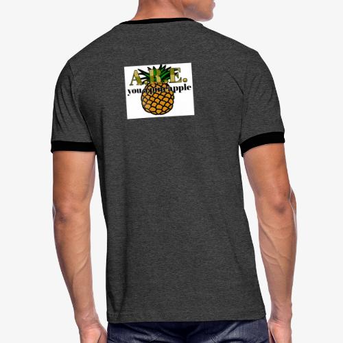 Are you a pineapple - Men's Ringer Shirt