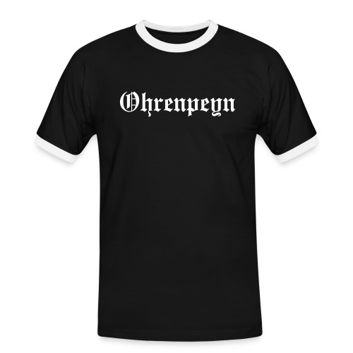 ohrenpeyn schrift - Männer Kontrast-T-Shirt