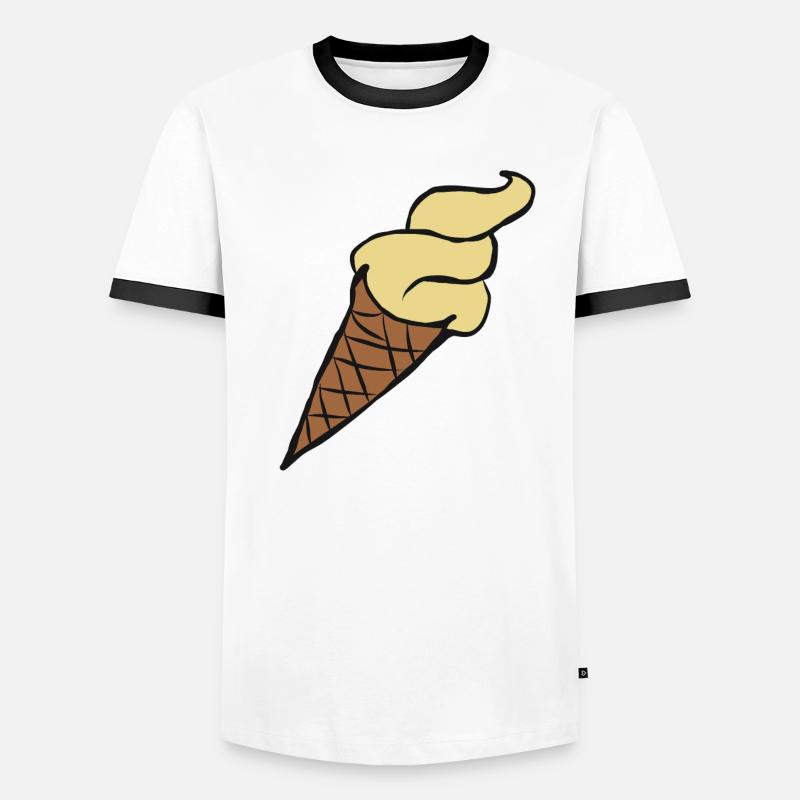 Eiskrem Eis Eiscreme Ice Cream Eiskreme Geschenk - Männer Kontrast-T-Shirt -