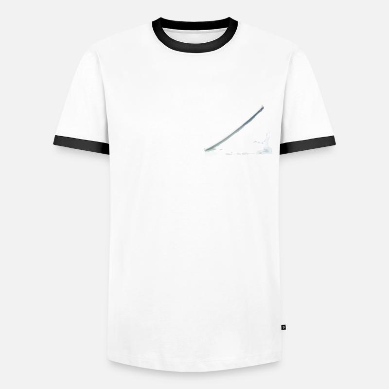 Flyboard Flying flyboarder Évolution T-shirt contrasté Homme