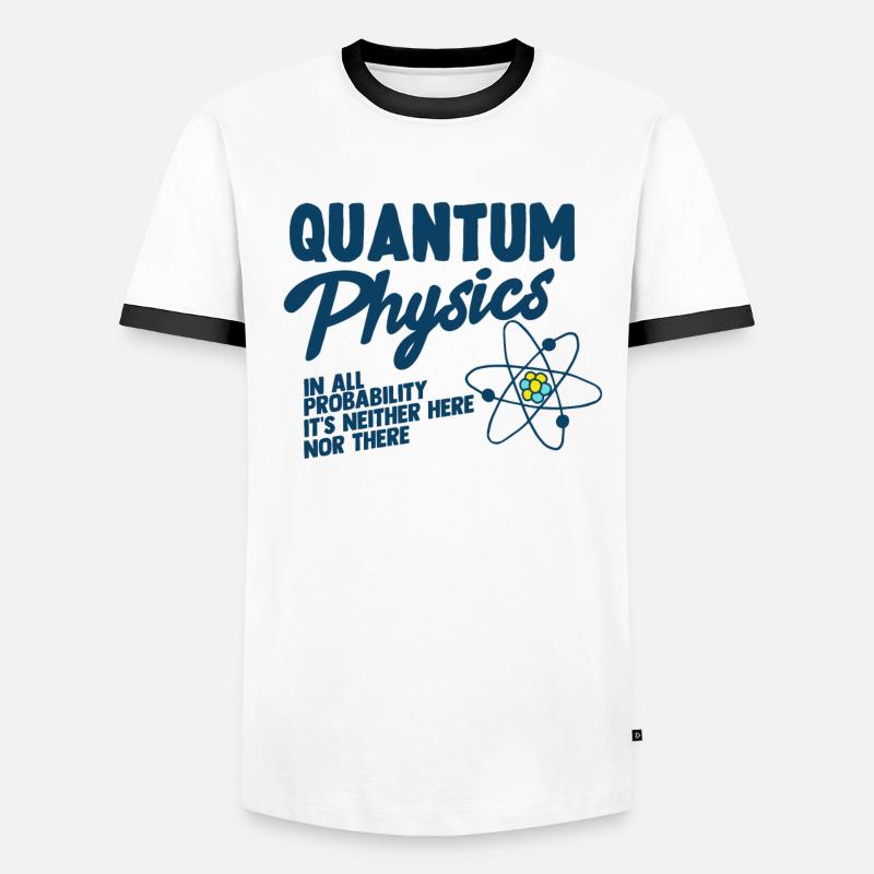 Quantum physics Physics Atom molecule Men's Ringer Shirt