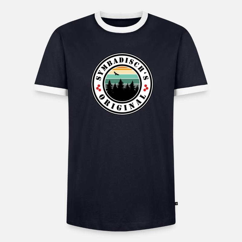 L’original de Symbadisch T-shirt contrasté Homme