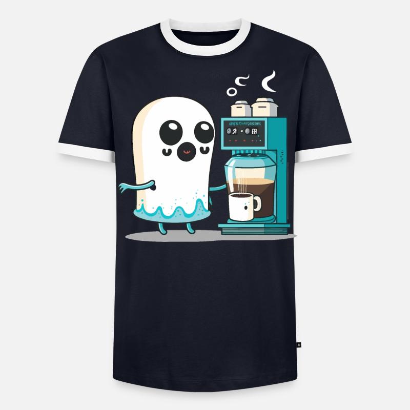 Caffeine Ghost Men's Ringer Shirt