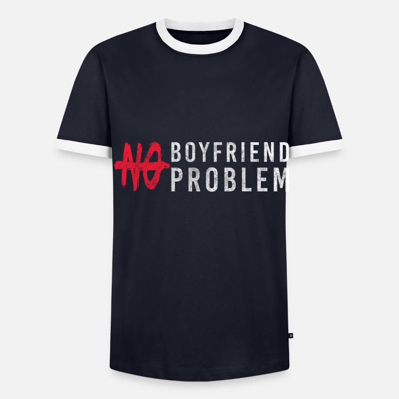 Problem Spaß Satire Sarkasmus - Männer Kontrast-T-Shirt - undefined