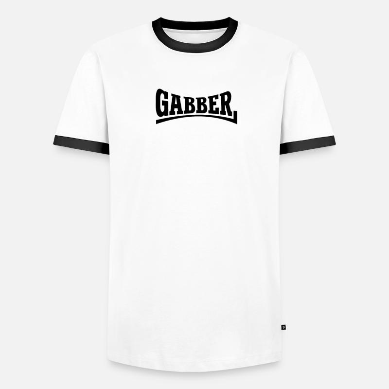 Gabber Männer Kontrast-T-Shirt