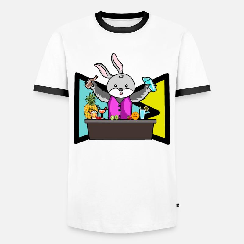 Easter Bartender Easter Party Animals Boozing Men's Ringer Shirt
