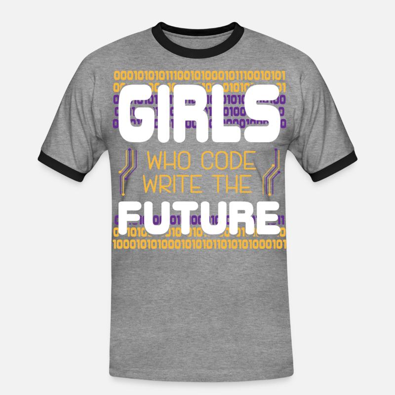 Programmers For Developers - Men's Ringer Shirt - heather grey/black