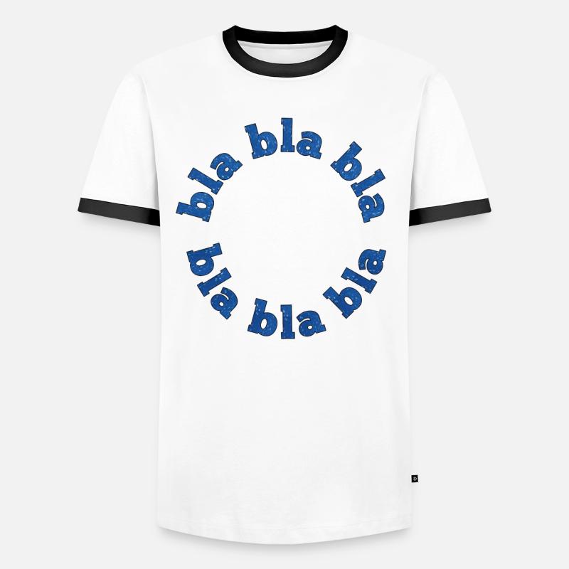 bla bla bla T-shirt contrasté Homme