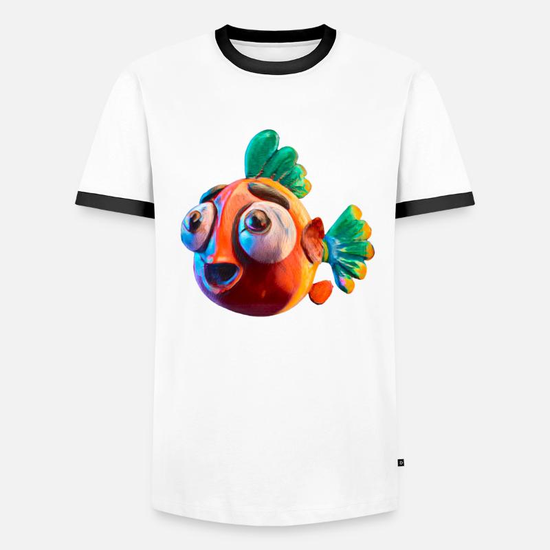 Shocking goldfish Men's Ringer Shirt
