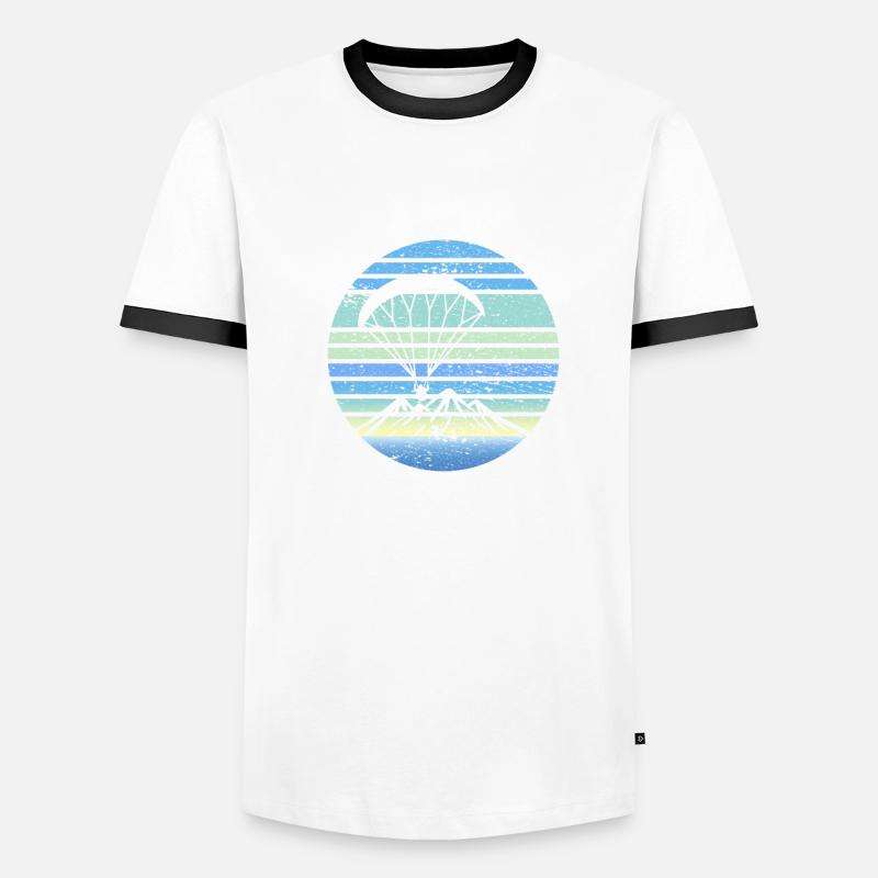 Paramotorisation Rétro Design T-shirt contrasté Homme
