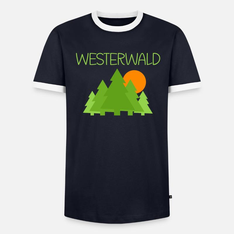 Westerwald Männer Kontrast-T-Shirt