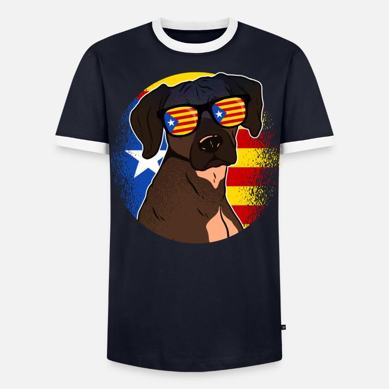 Catalogne T-shirt contrasté Homme